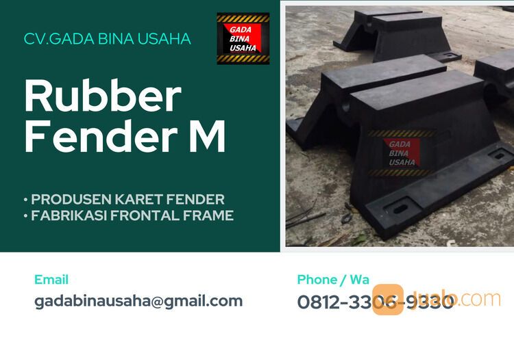 Karet Bumper Beton Dermaga Model M