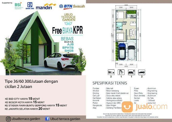 HUNIAN TERBAIK KEKINIAN DI GUNUNG SINDUR BOGOR UBUD TERRACE GARDEN