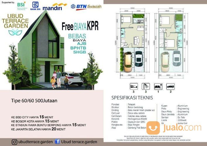 HUNIAN TERBAIK KEKINIAN DI GUNUNG SINDUR BOGOR UBUD TERRACE GARDEN