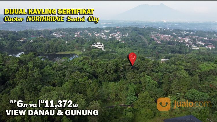 Kavling Sertifikat NORTHRIDGE Sentul City - View Danau & Pegunungan