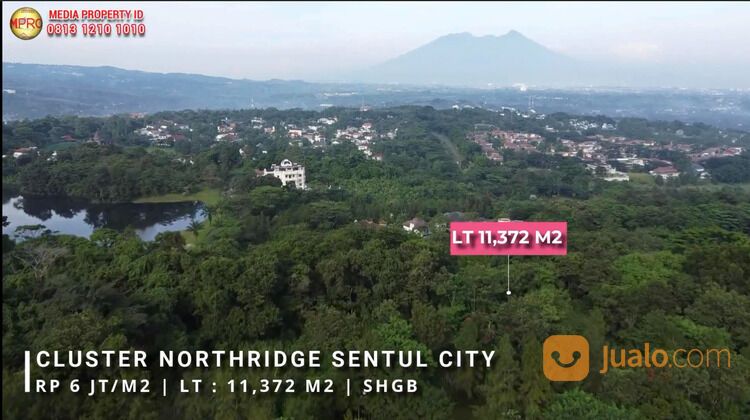 Kavling Sertifikat NORTHRIDGE Sentul City - View Danau & Pegunungan