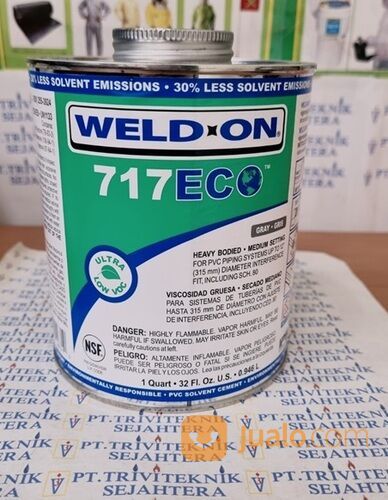 weld on 717 heavy bodied cement medium,lem pipa pvc cpvc 946ml weldon