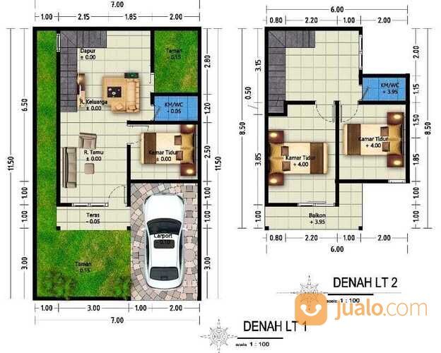 PERUMAHAN 2 LANTAI MODERN MINIMALIS DEKAT STASIUN KEMIRI KEBAKKRAMAT