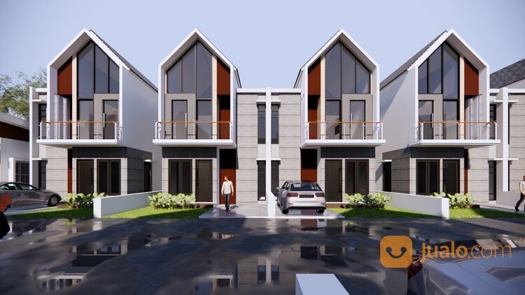 PERUMAHAN 2 LANTAI MODERN MINIMALIS DEKAT STASIUN KEMIRI KEBAKKRAMAT