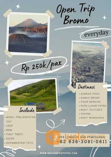 Open Trip Bromo free Dokumentasi