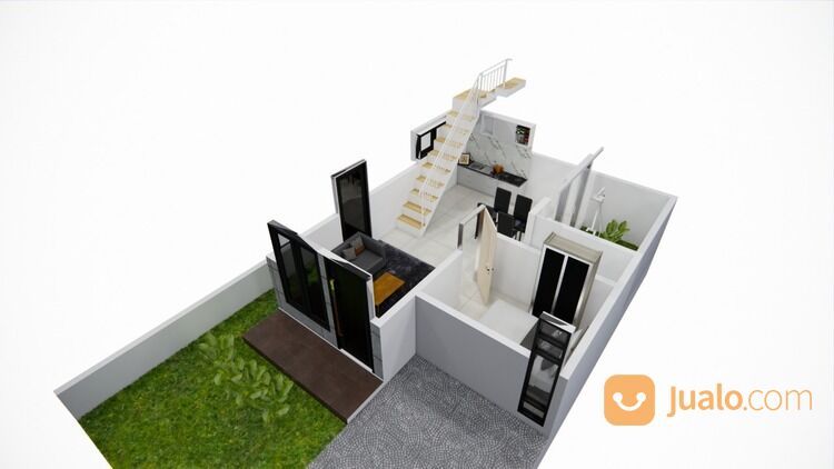 RUMAH PESAN BANGUN DI SOLO TIMUR 2 LANTAI JALAN 8 METER DEKAT SMP N KEBAKKRAMAT