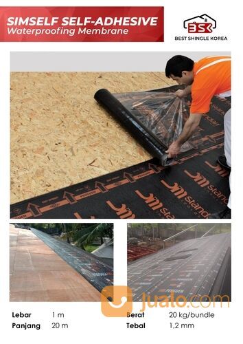 Atap Genteng Bitumen BSK Best Korean Shingle