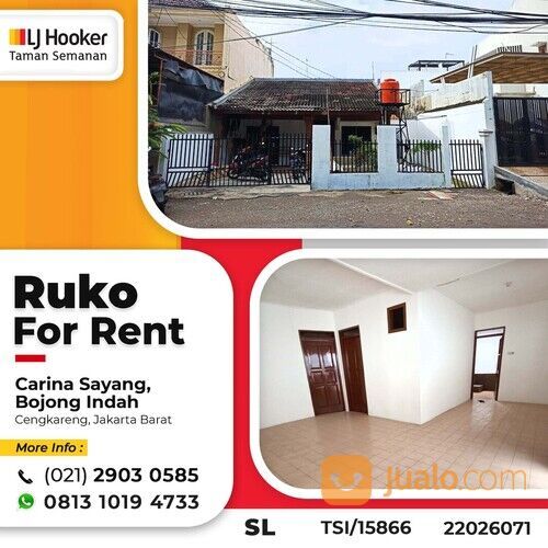 (TSI/15866) Rumah Carina Sayang, Bojong Indah, Cengkareng, 11x17 m², 1 Lt, SHM