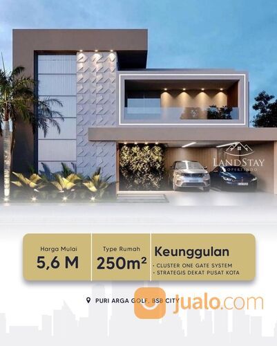 Rumah Mewah Modern Idaman Lingkungan Exclusive BSB Puri Arga Golf Semarang