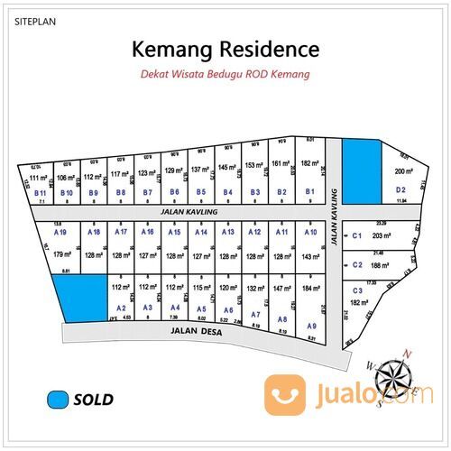 Tanah Kavling Strategis Rancabungur Bogor Dekat Pusbang SDM Aparatur Perhubungan