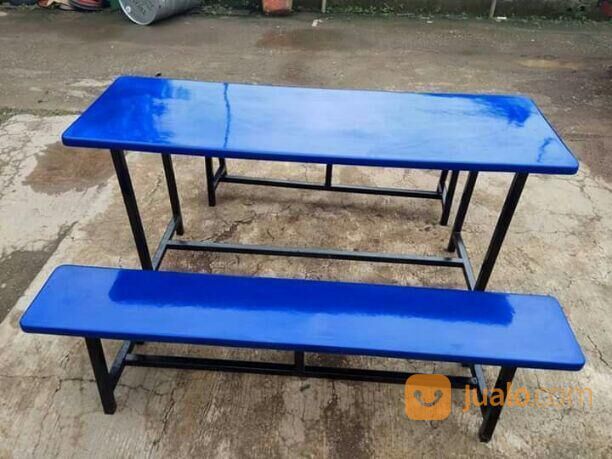 Meja kantin fiberglass