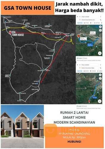 perumahan GSA 2 lantai baru