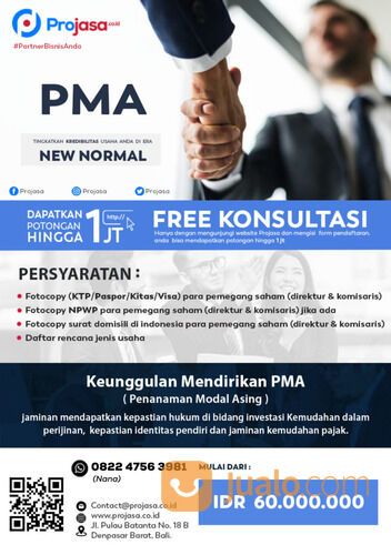 Perizinan Pendirian PT PMA