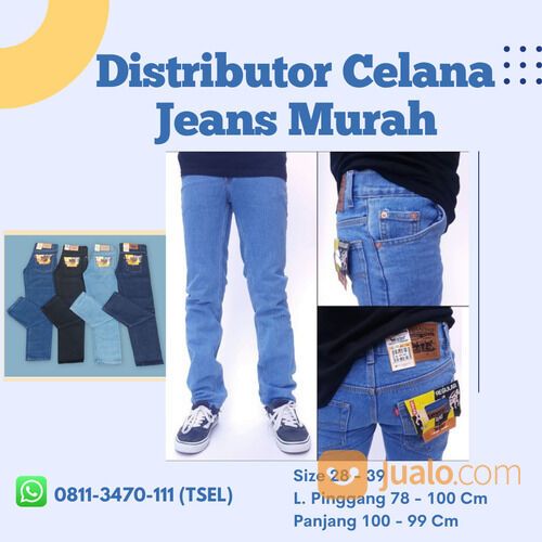 PUSAT JEANS !! WA : 0811-3470-111 (TSEL), Pusat Grosir Celana Jeans Lois Surabaya