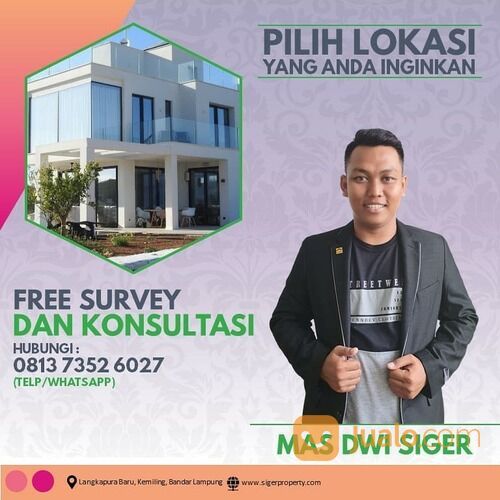 rumah subsidi model zig-zag nol dp dekat kemiling