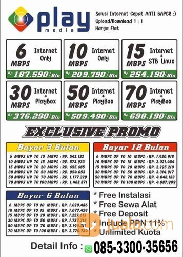 MNC PLAY SURABAYA SIDOARJO || Pasang Internet & Tv Kabel