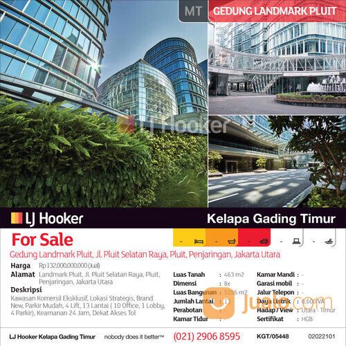 Gedung Landmark Pluit, Jl. Pluit Selatan Raya, Pluit, Penjaringan, Jakarta Utara
