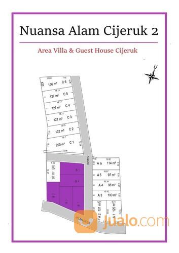 Tanah Kavling Area Cijeruk Bogor Dekat Villa & Guest House Cijeruk