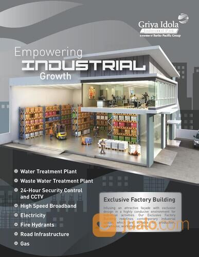 Gudang Keren Griya Idola Industrial Park di Cikupa Tangerang