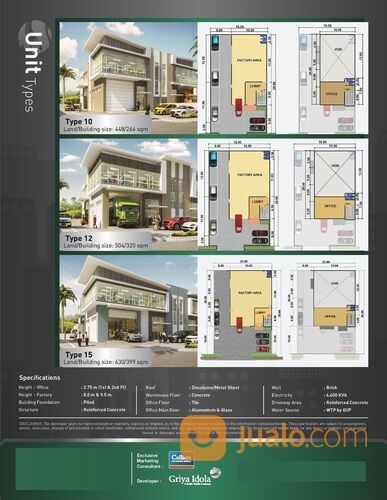 Gudang Keren Griya Idola Industrial Park di Cikupa Tangerang