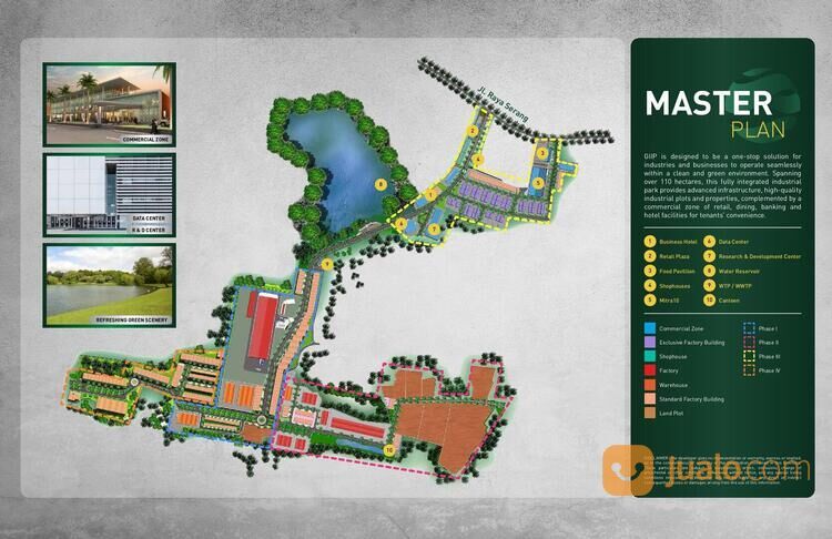 Gudang Keren Griya Idola Industrial Park di Cikupa Tangerang