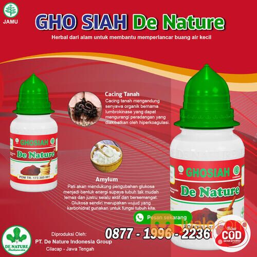 Obat Tipus Typhus Ghosiah Extrak Cacing Tanah Gho Siah De Nature