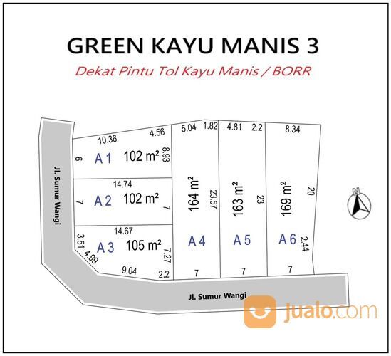 Area Perumahan Kayu Manis, Bisa 12X Bayar, Tanah Kayu Manis - Bogor