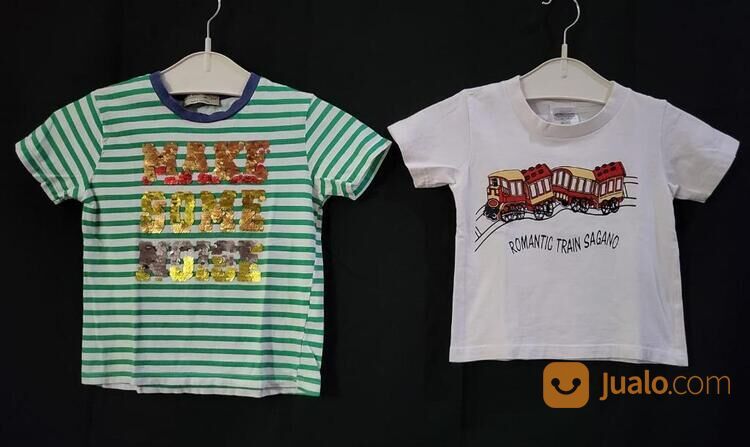 Paket 2pcs Baju kaos anak laki laki-ZARA