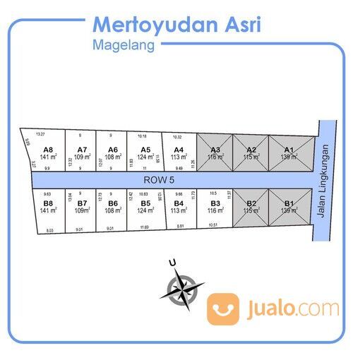 Tanah Mertoyudan Magelang 1Jt-an/m2, Area Asrama Panca Arga
