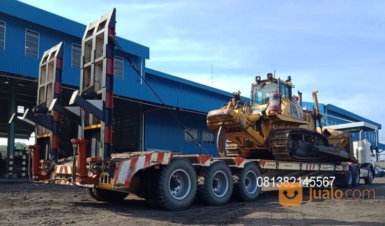 Lowbed Trailer 3 axle kap. 70 ton ban 12.00R24 Mining