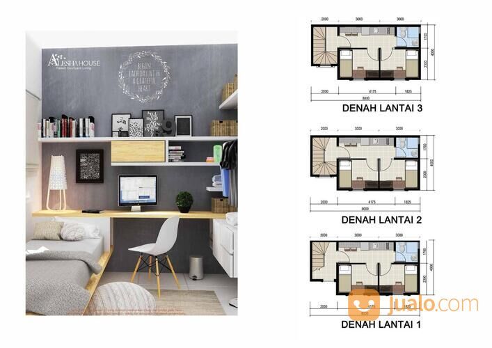 Alesha House Non Pool Terbaik Siap Huni at Vanya Park BSD City