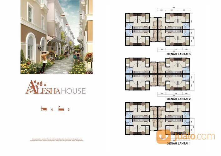 Alesha House Non Pool Terbaik Siap Huni at Vanya Park BSD City