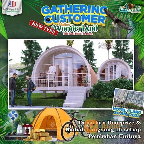 VILLA TERMURAH MALINO PEMANDANGAN AIR TERJUN