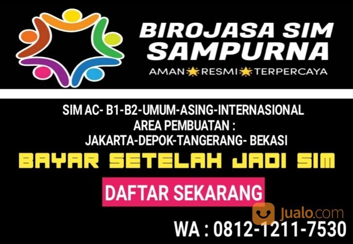 BIRO JASA SIM JAKARTA | 0821-1211-7530