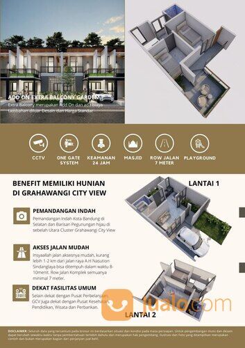 PROMO MURAHH! RUMAH TROPICAL 2 LANTAI 500JT-AN DI UJUNG BERUNG BANDUNG