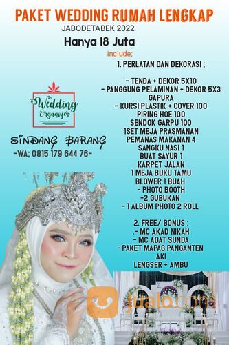 SEWA JASA PAKET PERNIKAHAN JABODETABEK 2025