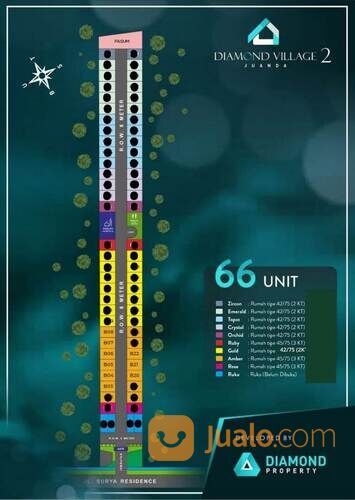 Paling Mudah Aksesnya, Perumahan Damarsi Juanda 345 Juta Diamond Village Juanda 2