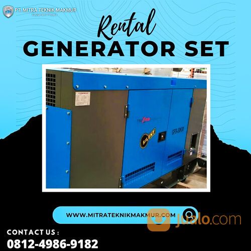Sewa Genset Kota Sukabumi, Sewa Generator Set 15-80 Kva - PT Mitra Teknik Makmur