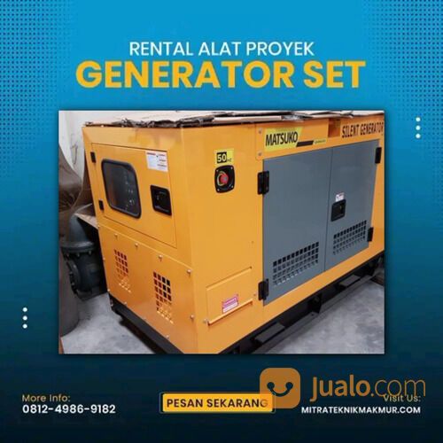 Sewa Genset Kabupaten Pangandaran, Sewa Generator Set 15-80 Kva - PT Mitra Teknik Makmur
