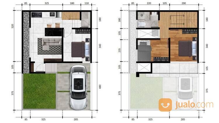 Dekat Stikes Rajawali Cihanjuang Cimahi Rumah 2LT Harga 1LT Limited Unit
