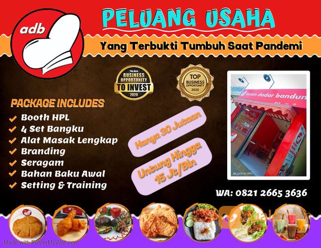 GEBYAR PROMO -NOVEMBER 2022- FRANCHISE AYAM DADAR BANDUNG !!