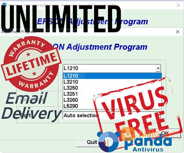 Resetter Epson L1210 L3210 L3250 L5290 - Reset Epson L1210 L3210 L3250 L5290 Unlimited 1 PC