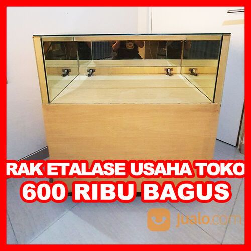 ETALASE Bekas Siap Pakai Untuk Usaha Toko Dan Segala Usaha