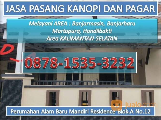 LAGI PROMO !!! , WA 087-815-353-232, Kanopi Baja Ringan Banjarmasin