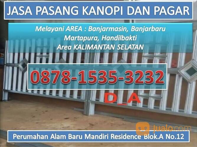 LAGI PROMO !!! , WA 087-815-353-232, Kanopi Baja Ringan Banjarmasin