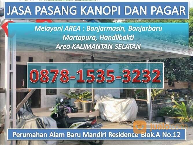LAGI PROMO !!! , WA 087-815-353-232, Kanopi Baja Ringan Banjarmasin