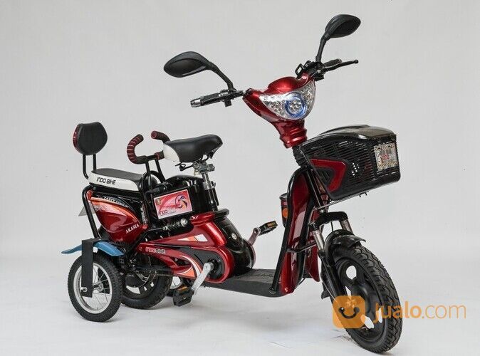Sepeda Listrik Ebike Selis Merek Indobike Type AKASIA Roda empat