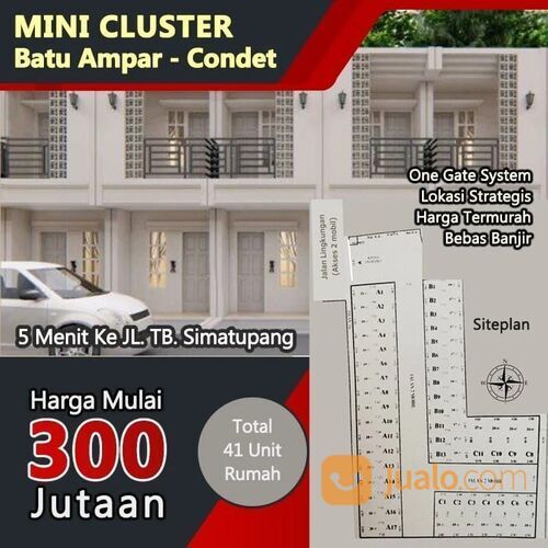 Rumah Murah Di Condet Bebas Banjir