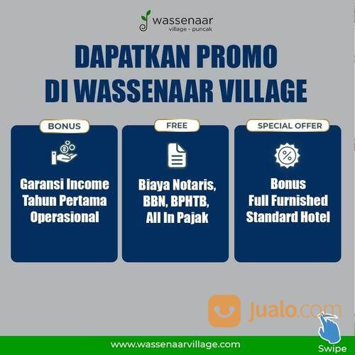 Investasi Condovilla 2LT Gratis Full Furnish Dibawah 600Jt di Puncak Cipanas Cianjur