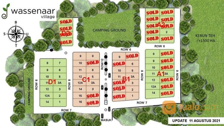 Investasi Condovilla 2LT Gratis Full Furnish Dibawah 600Jt di Puncak Cipanas Cianjur